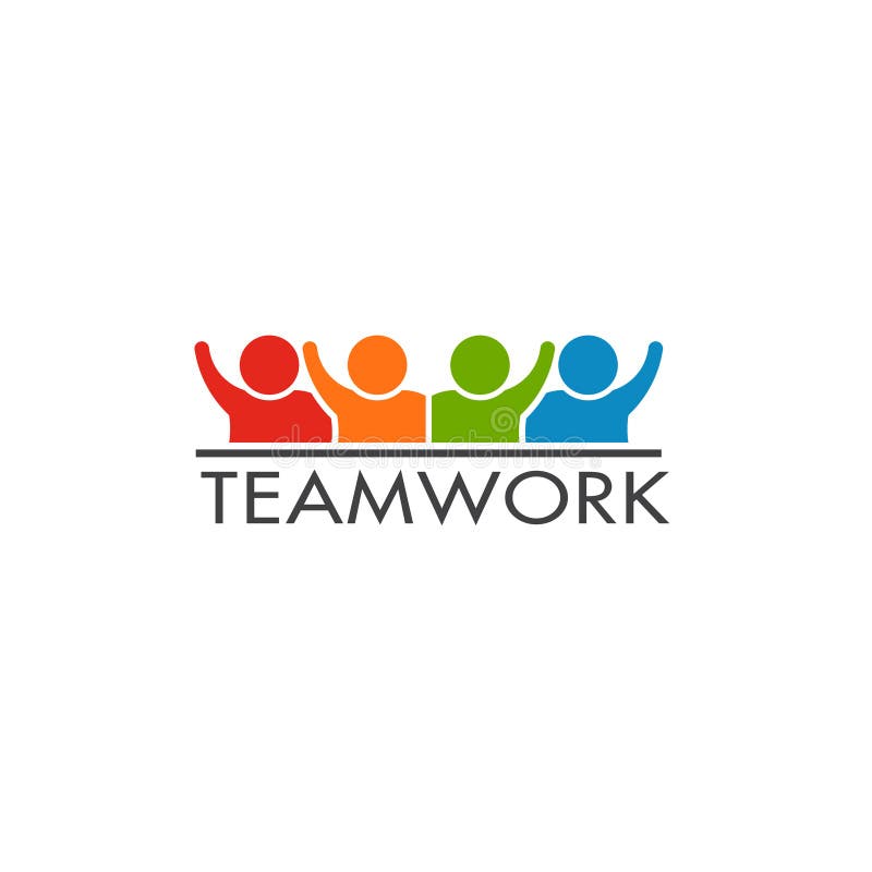 Les gens Logo Team Welome Conception d'icône de vecteur illustration stock Les gens Logo Team Welome Conception d'icône de vecteur illustration stock
