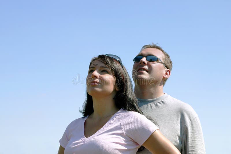 Les gens - regardez à l'avenir images stock Les gens - regardez à l'avenir images stock