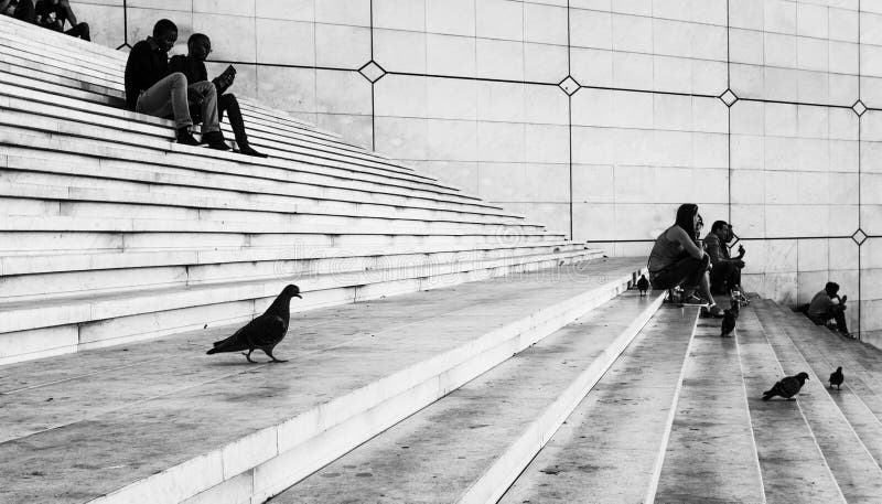 Les gens à la défense Paris de La Les gens à la défense Paris de La