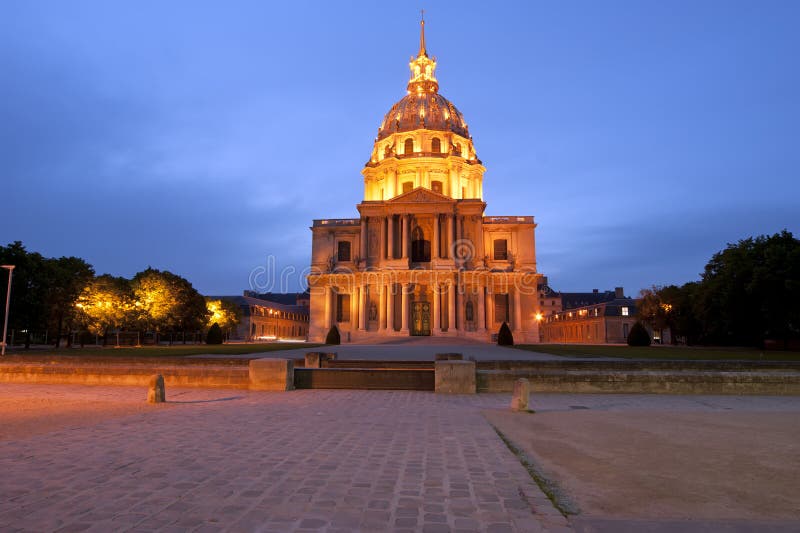 Les Invalides, Parigi, Francia immagini stock libere da diritti Les Invalides, Parigi, Francia immagini stock libere da diritti