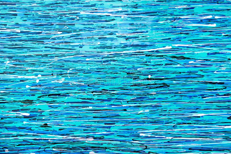 Les lignes bleues et blanches ont peint sur un mur photos libres de droits Les lignes bleues et blanches ont peint sur un mur photos libres de droits