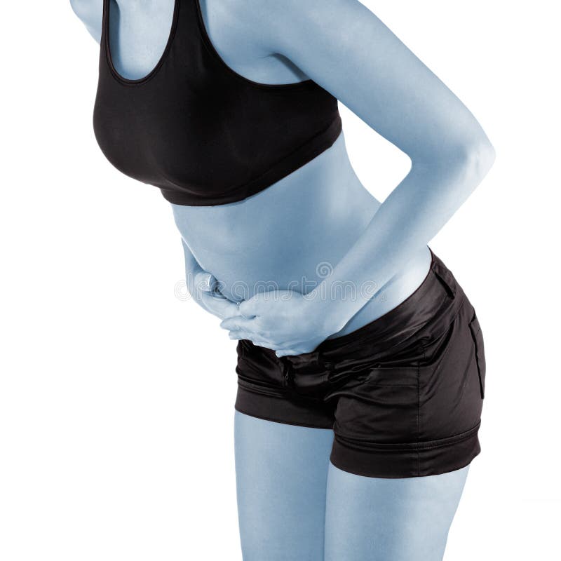 Download Les Mains De La Femme Sur Le Concept De Bien-être D'estomac Photo stock - Image du aching, cul: 45366672