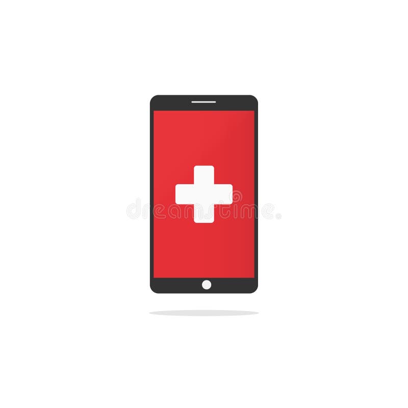 Les premiers secours se connectent l'écran de dispositif illustration libre de droits Les premiers secours se connectent l'écran de dispositif illustration libre de droits