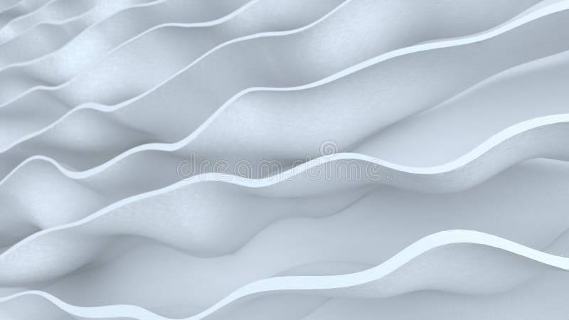 Les rayures incurvées par blanc 3D rendent illustration libre de droits Les rayures incurvées par blanc 3D rendent illustration libre de droits