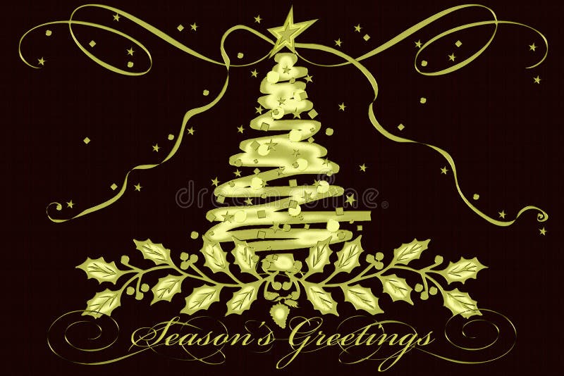 Les salutations de la saison illustration stock Les salutations de la saison illustration stock