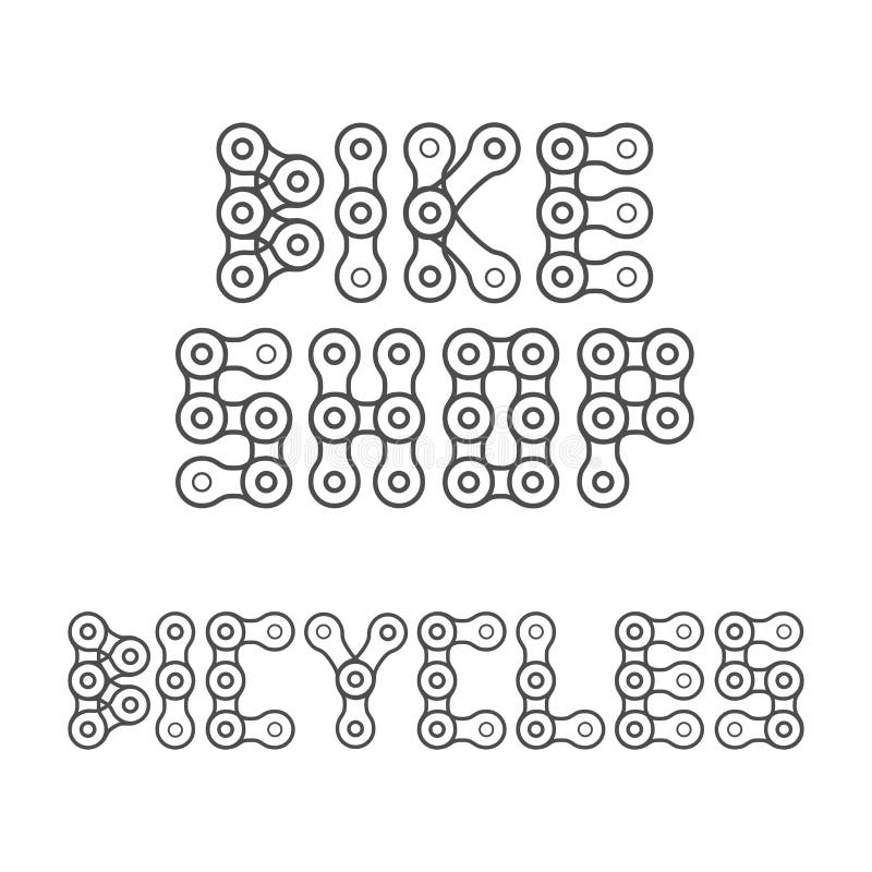 Les vélos font des emplettes emblème, marquant avec des lettres Élément de conception pour la boutique de vélo ou la bannière de illustration libre de droits Les vélos font des emplettes emblème, marquant avec des lettres Élément de conception pour la boutique de vélo ou la bannière de illustration libre de droits