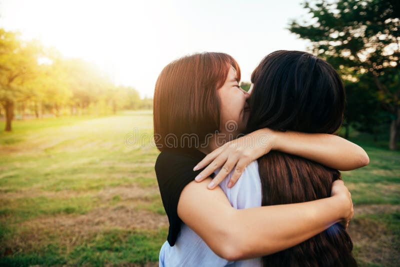 Nice Japanese lesbian broads having fun together