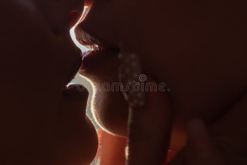 Lesbian erotic kissing