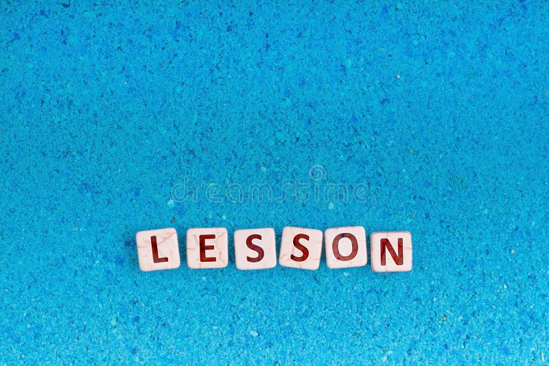 Lesson word on stone royalty free stock photos Lesson word on stone royalty free stock photos