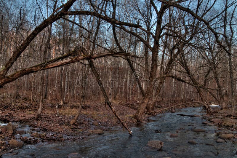 Lester Park is a Popular City Park in Duluth, Minnesota during a Stock