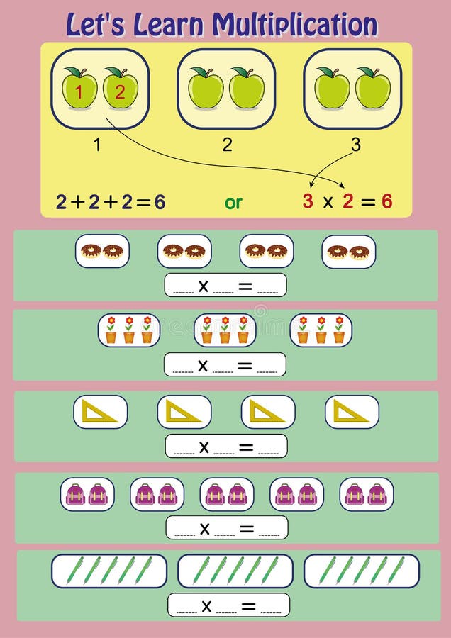 teaching-multiplication-number-5-stock-illustration-illustration-of-exercise-intelligence