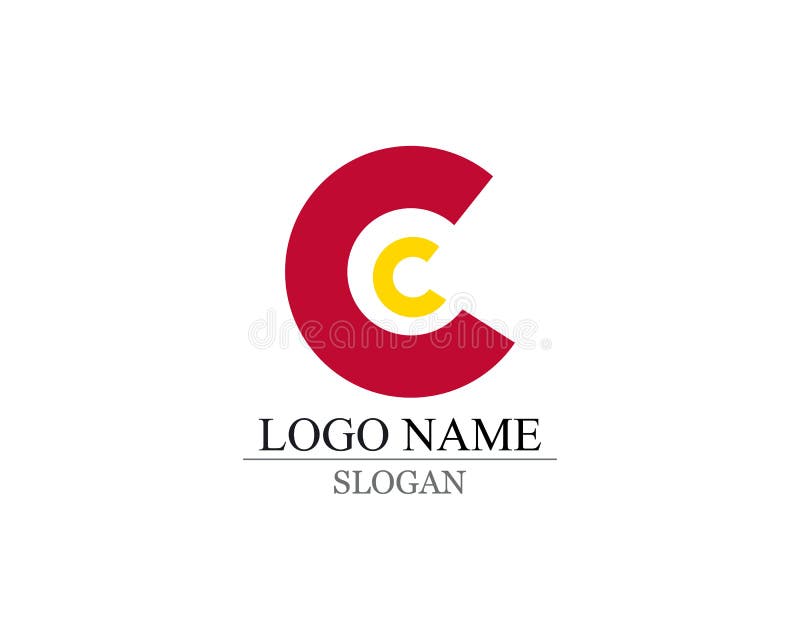 Letra C Logo Template Design Vector ilustración del vector Letra C Logo Template Design Vector ilustración del vector