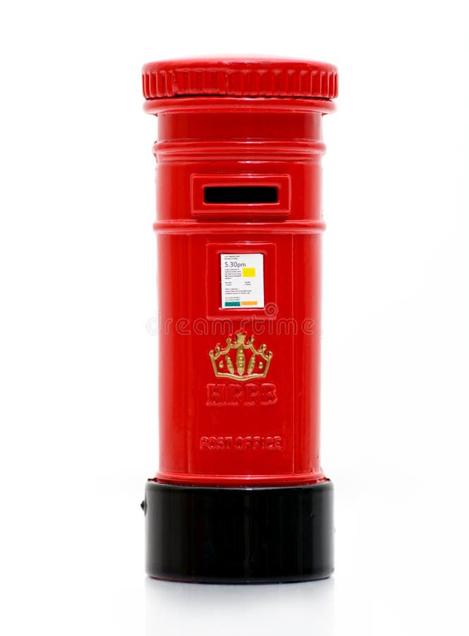 Letra icónica de la caja de los posts de Londres imagen de archivo Letra icónica de la caja de los posts de Londres imagen de archivo