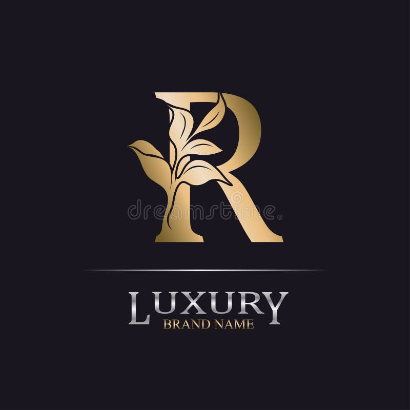 Gold Luxury - Letra V Logotipo De Ornamento Monograma Alfabético