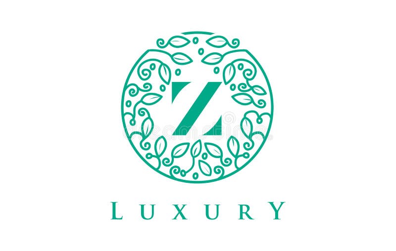 Letra Logo Luxury de Z Logotipo dos cosméticos da beleza ilustração do vetor Letra Logo Luxury de Z Logotipo dos cosméticos da beleza ilustração do vetor