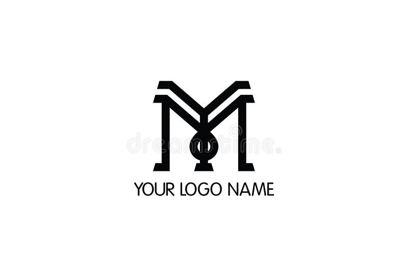Letra M Logo Design do vetor ilustração royalty free Letra M Logo Design do vetor ilustração royalty free