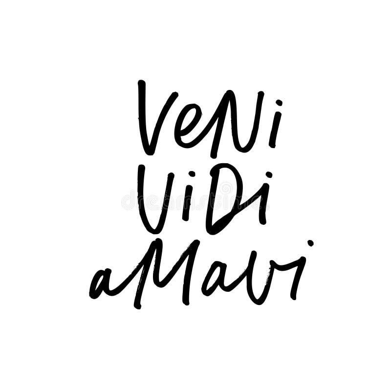 Veni Vidi Vici Poster Citação Latim Tradução Vim Conquistei