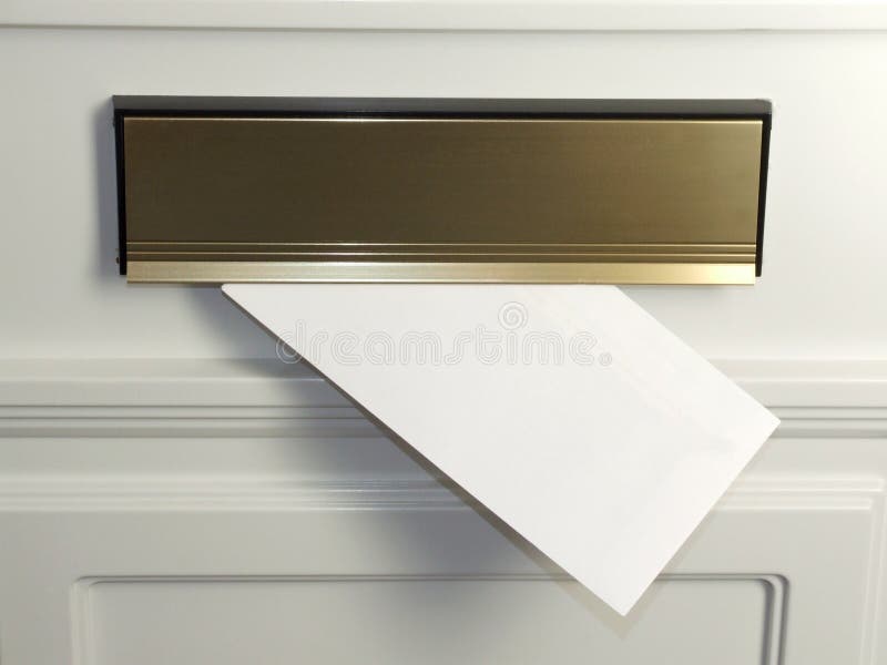 Letra na caixa postal