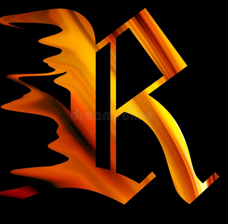 Letra r stock de ilustración. Ilustración de vigas, rayos - 7655183