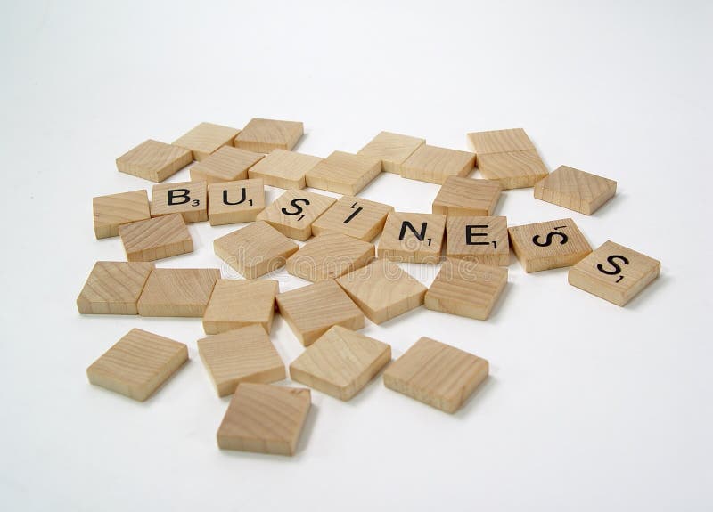 Letras do Scrabble fotos de stock Letras do Scrabble fotos de stock