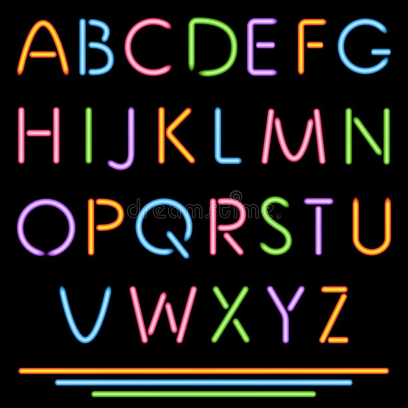 laras de neon letras real 237 sticas do tubo de n 233 on alfabeto abc fonte multicolorido ilustra 231 227 o do vetor laras de neon letras real 237 sticas do tubo de n 233 on alfabeto abc fonte multicolorido ilustra 231 227 o do vetor