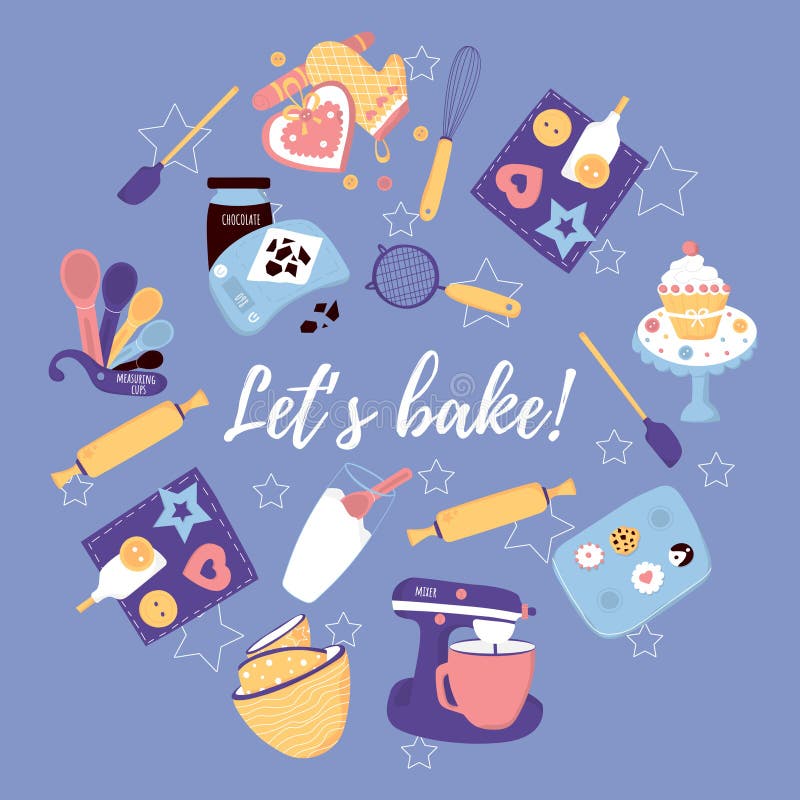 Baking Supplies Stock Illustrations – 634 Baking Supplies Stock  Illustrations, Vectors & Clipart - Dreamstime