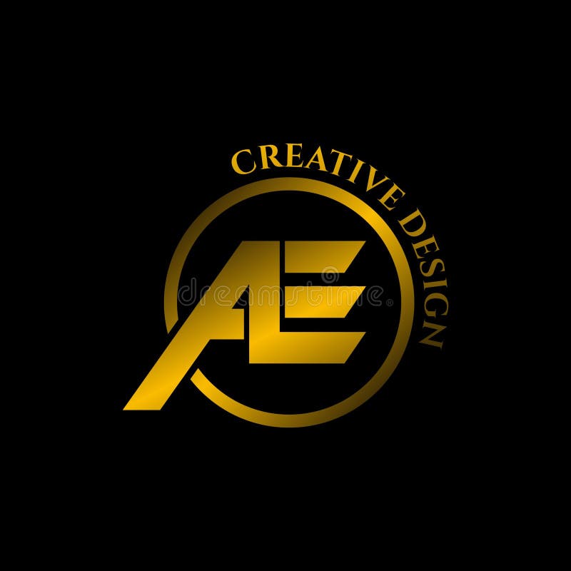 Letter AE Simple Logo Icon Design Vector Stock Vector ...