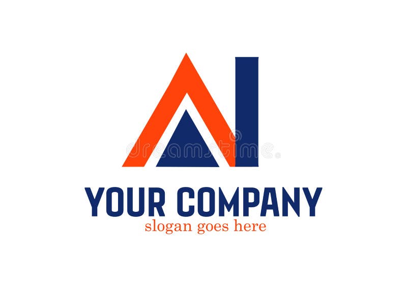 Letter AI Logo Design Vector Stock Vector - Illustration of idea