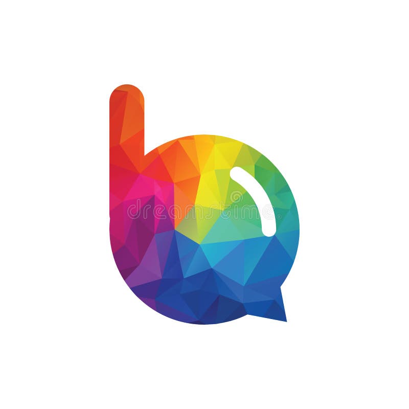 Letter B Chat Talk Logo Template Vector Design Stock Vector Illustration Of Chatting Branding