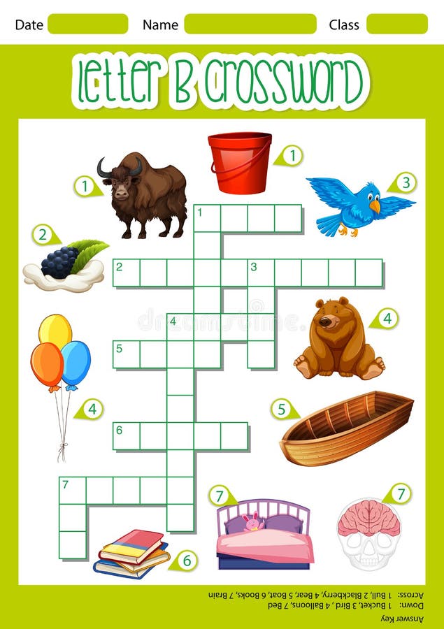 The Letter B Crossword stock vector. Illustration of quiz - 126547268 The Letter B Crossword stock vector. Illustration of quiz - 126547268