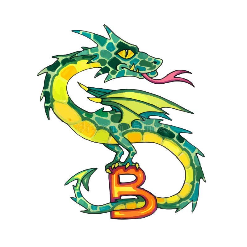 Image result for Letter B dragon