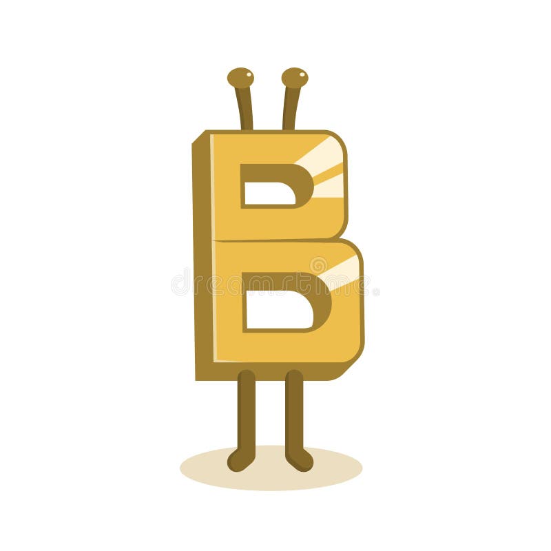 The Letter B - The Financial Sign Bitcoin Stock Vector - Illustration B&b Hot Water Heater Bypass Valve