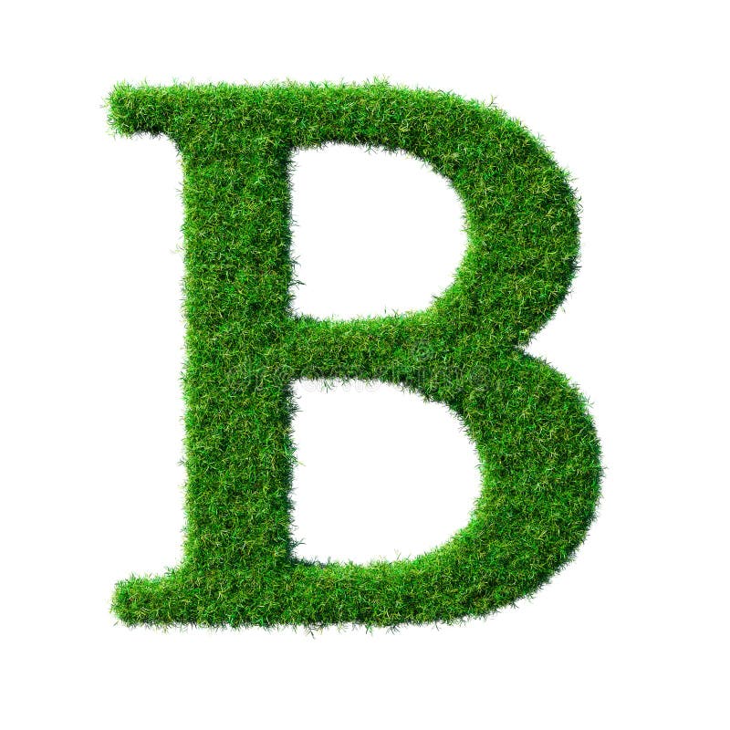 https://thumbs.dreamstime.com/b/letter-b-made-green-grass-isolated-white-background-d-illustration-part-series-207973902.jpg