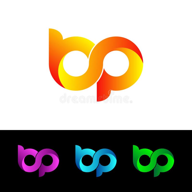 Letter bp logo monogram emblem style with crown Vector Image