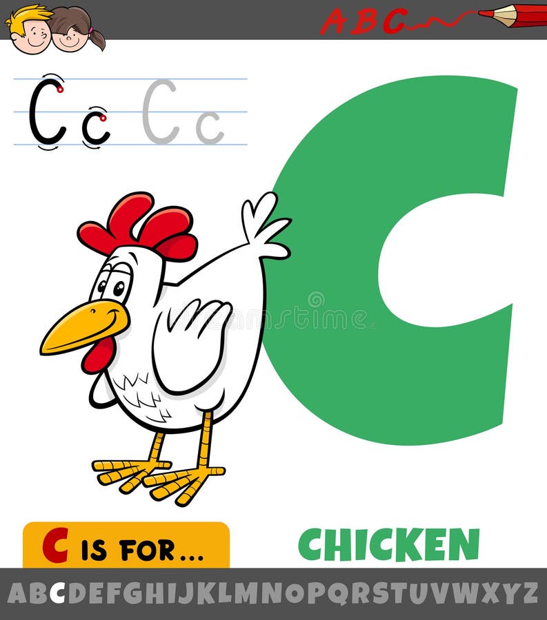 Letter C from Alphabet with Cartoon Cauldron Object Stock Vector ...