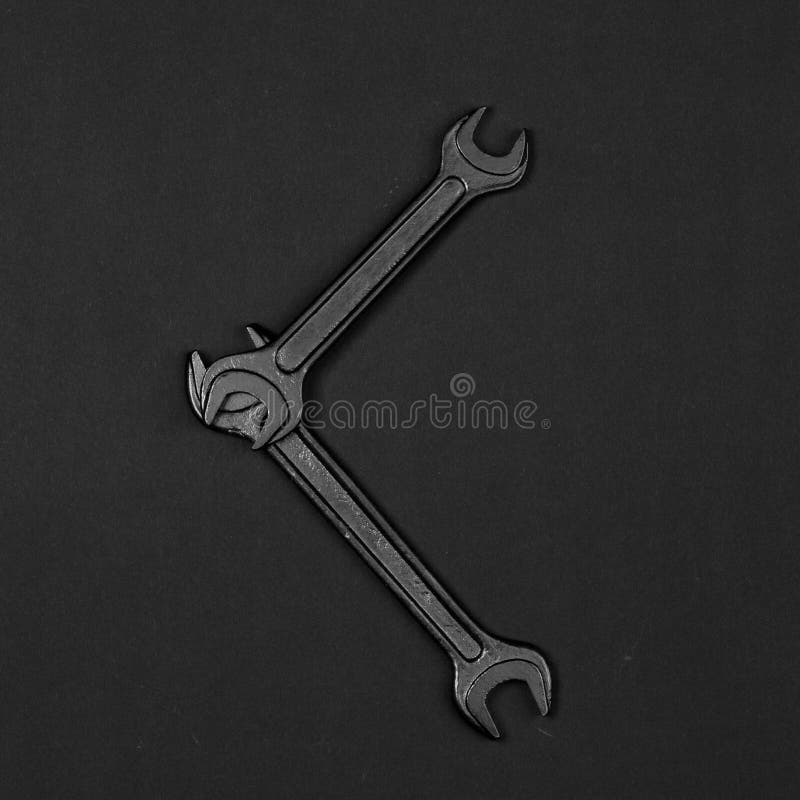 Iron Mechanical Black Letters Scratched Metal On A White Background. Letter  A Stock Photo, Picture and Royalty Free Image. Image 31930442.