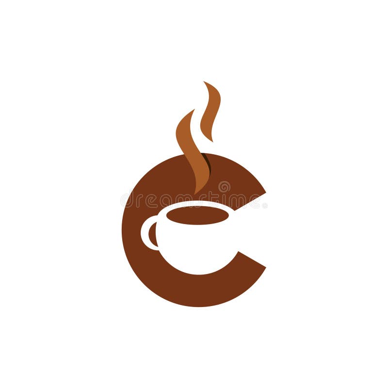 Letter C Cup Coffee Logo Design. Tea and Hot Vector Graphic. Stock Vector -  Illustration of dinner, design: 177305741