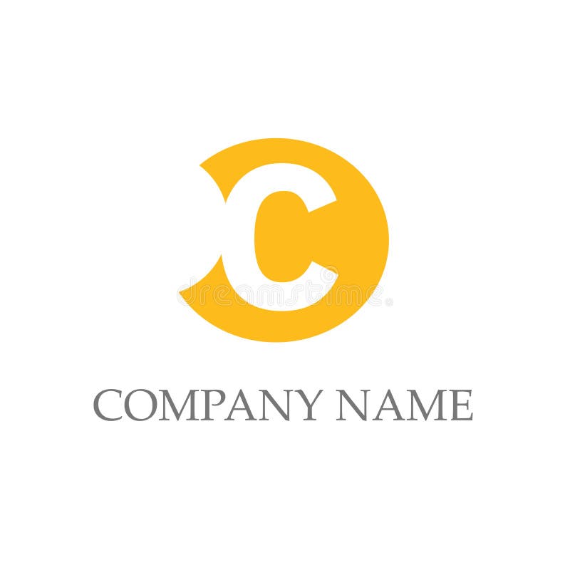 Letter C Logo Vector Design Stock Vector Illustration of abstract