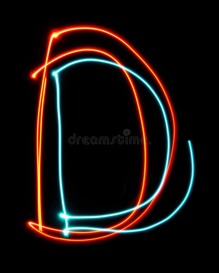 Letter D Neon Stock Illustrations – 569 Letter D Neon Stock ...