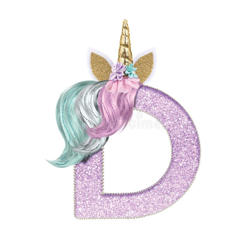 Letter H Initial Monogram H Unicorn 3d Alphabet Stock Illustration Illustration Of Isolated Lettering 141498354