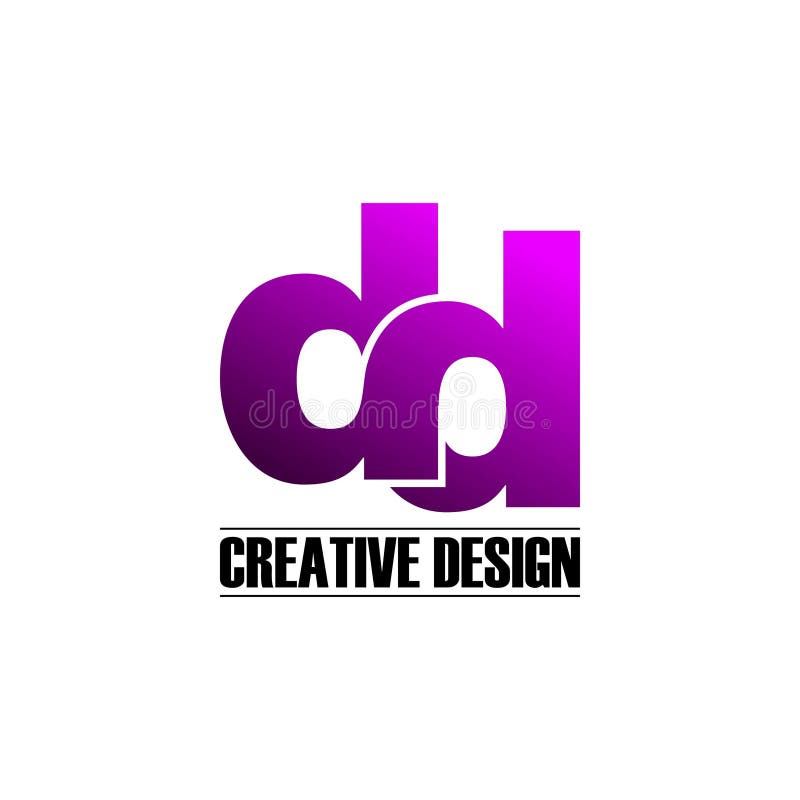 Letter Dd Monogram Logo Icon Design Vector. Stock Vector - Illustration
