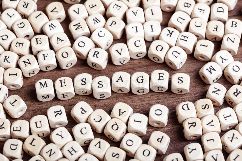 Letter dices word - messages