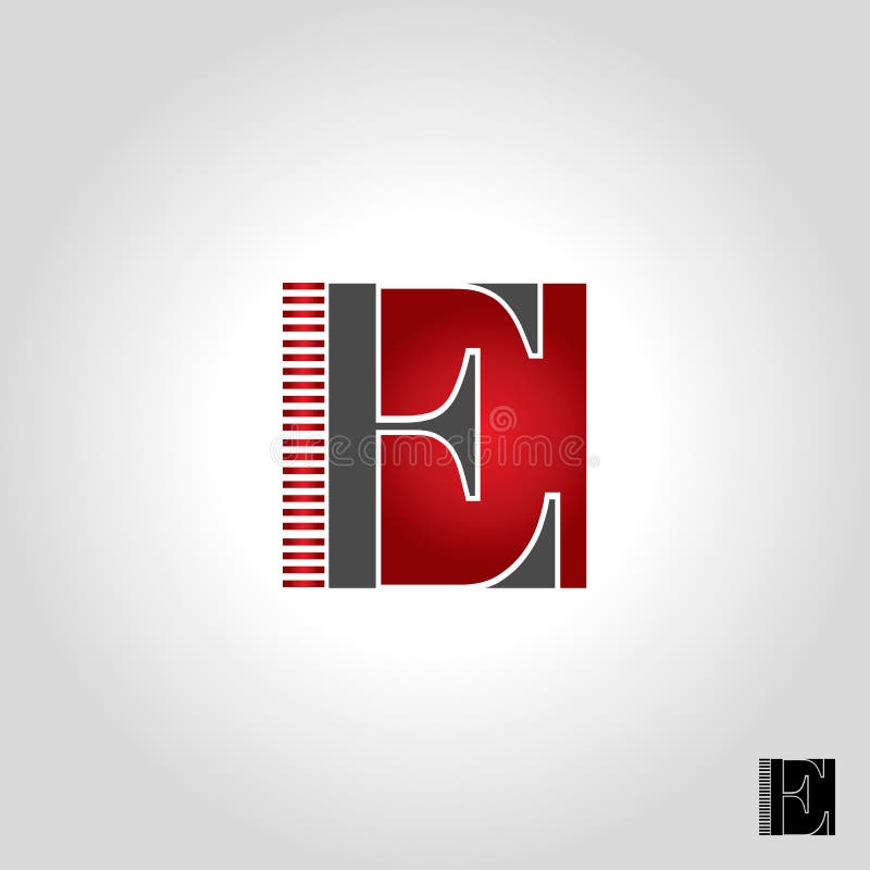 Letter E Logo, Icon and Symbol Vector Illustration Stock Vector ...