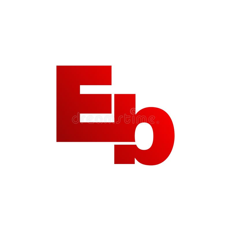 Letter EB Monogram Logo Icon Design Vector. Stock Vector - Illustration ...