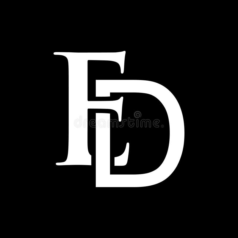 Letter ED Modern Monogram Logo Vector Design, Logo Initial Vector Mark ...