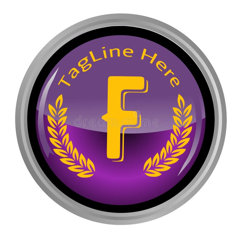 Letter F design vector illustration vector illustration