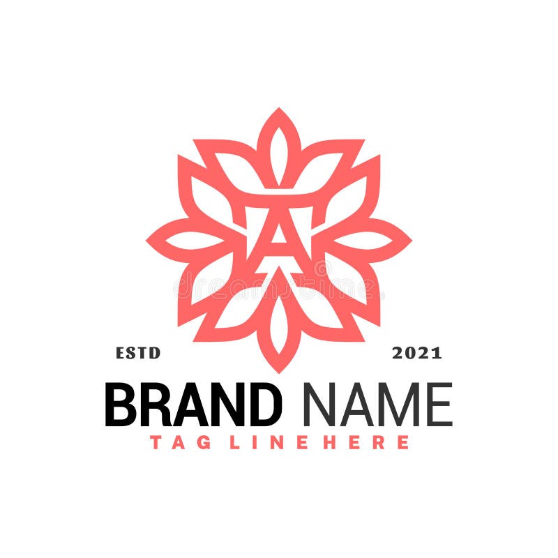 Letter M Flower Lotus Logo Design, Brand Identity Logos Vector, Modern