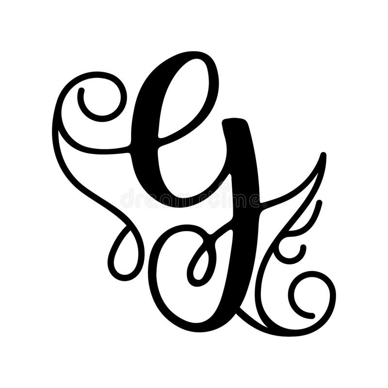 The Letter E Elegant Initial Letters and Fancy Alphabet with Vines EPS ...