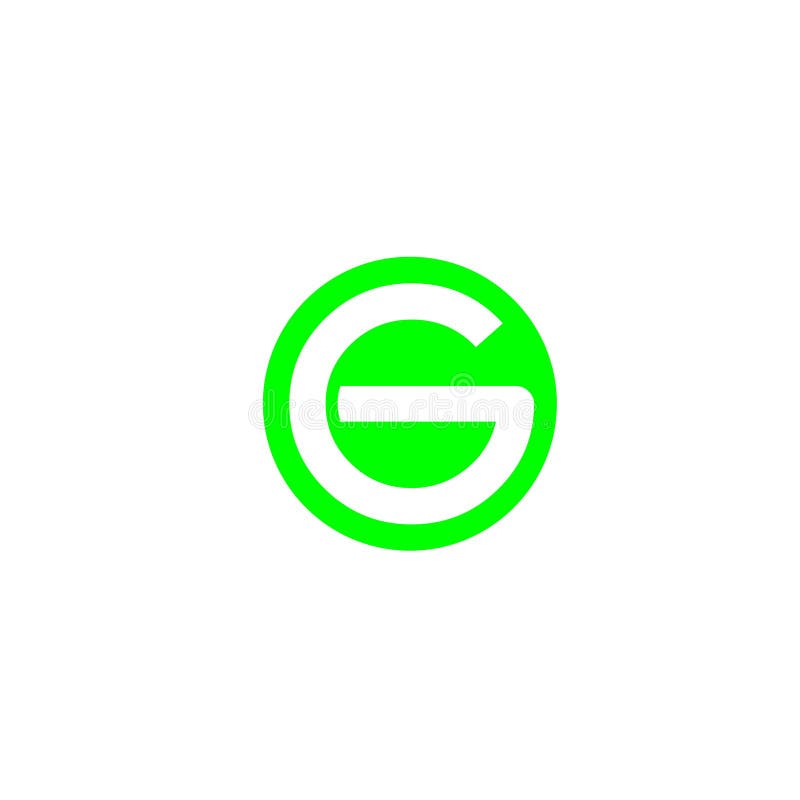 Letter G Green Color For Company Design Logo Branding Letter Element Stock Vector Illustration Of Branding Color