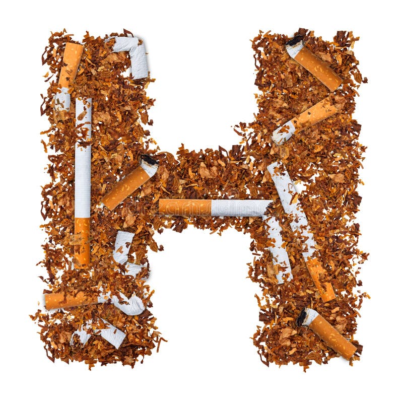 https://thumbs.dreamstime.com/b/letter-h-made-cigarettes-dried-smoking-tobacco-31412598.jpg